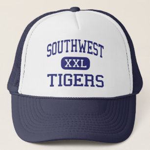 Südwesttiger-mittlerer AlbertLea Minnesota Truckerkappe