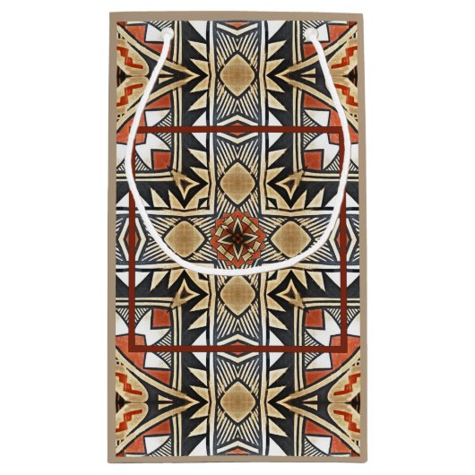 Südwesttonwaren-Kunst-abstrakte Geschenk-Tasche Kleine Geschenktüte (Rückseite)