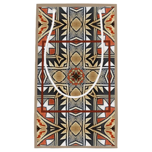 Südwesttonwaren-Kunst-abstrakte Geschenk-Tasche Kleine Geschenktüte (Vorderseite)