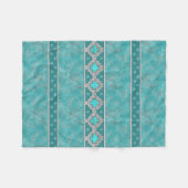 Südwesttürkis Fleecedecke (Vorderseite (Horizontal))