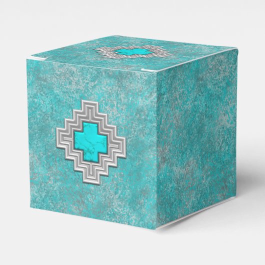 Südwesttürkis Geschenkschachtel (Vorderseite)