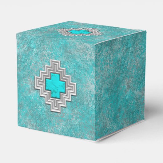 Südwesttürkis Geschenkschachtel (Rückseite)