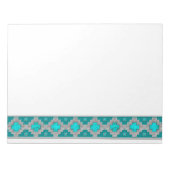 Südwesttürkis Notizblock (Vorderseite)