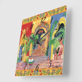 Südwestuhr Quadratische Wanduhr (Winkel)