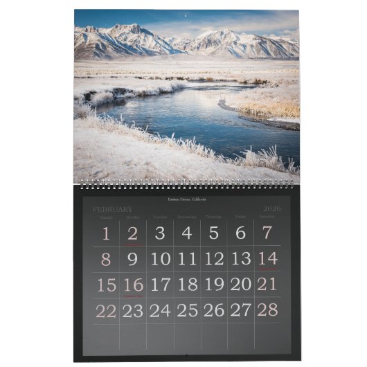 SüdwestUSA Kalender (Feb 2026)