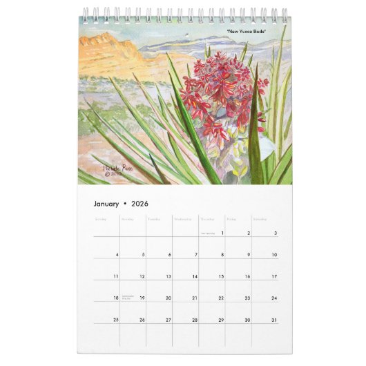 Südwestwanderings-Kalender Kalender (Jan 2026)