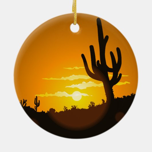 Südwestweihnachten Keramik Ornament (Hinten)