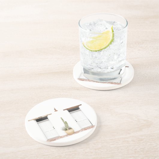 Südwestweißer Eintrag Getränkeuntersetzer (Seite)