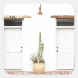 Südwestweißer Eintrag Quadratischer Aufkleber