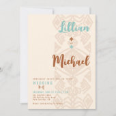 Südwestwind Wüste Western Hochzeit Einladung (Vorderseite)