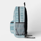 Südwestwinters Schneeflocken & Bäume Personalisier Bedruckter Rucksack (Rechts)