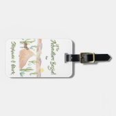 Südwestwüste Abenteuer Wasserfarbe Personalisiert Gepäckanhänger (Vorderseite horizontal)