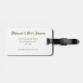 Südwestwüste Abenteuer Wasserfarbe Personalisiert Gepäckanhänger (Rückseite horizontal)