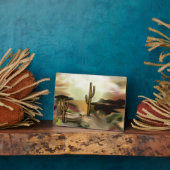 Südwestwüste Abstrakte Art des Sonnenaufgangs Fotoplatte (Seite)