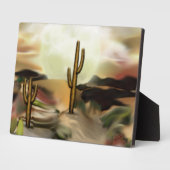 Südwestwüste Abstrakte Art des Sonnenaufgangs Fotoplatte (Seite)