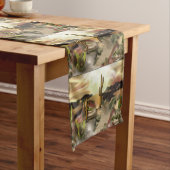 Südwestwüste Abstrakte Art des Sonnenaufgangs Kurzer Tischläufer (Beispiel)