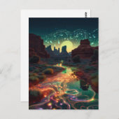 Südwestwüste Arizona Utah Cosmos Landschaft Postkarte (Vorne/Hinten)