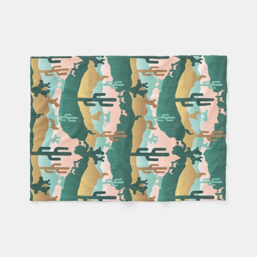 Südwestwüste Landschaft Fleecedecke (Vorderseite (Horizontal))