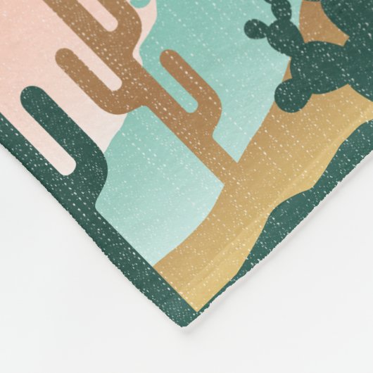 Südwestwüste Landschaft Fleecedecke (Ecke)