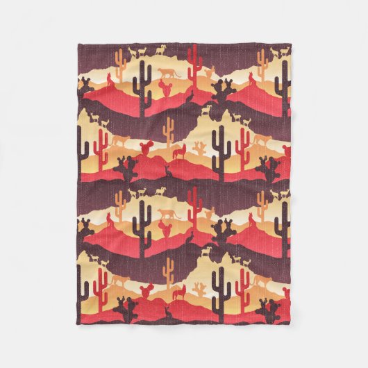 Südwestwüste Landschaft Fleecedecke (Vorderseite)