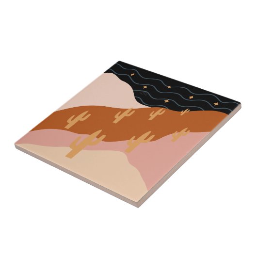 Südwestwüste Landschaft Fliese (Seite)