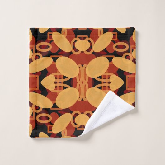 Südwestwüste Landschaftsfarben Abstrakte Kunst Badhandtuch Set (Waschlappen)