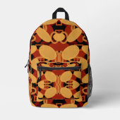 Südwestwüste Landschaftsfarben Abstrakte Kunst Bedruckter Rucksack (Vorderseite)