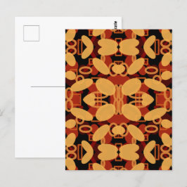 Südwestwüste Landschaftsfarben Abstrakte Kunst Postkarte