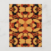 Südwestwüste Landschaftsfarben Abstrakte Kunst Postkarte (Vorderseite)