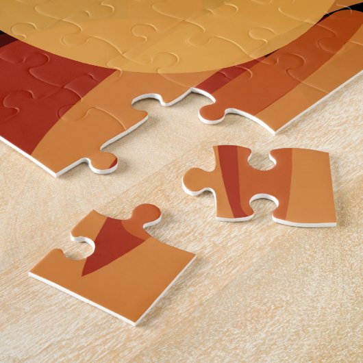 Südwestwüste Landschaftsfarben Abstrakte Kunst Puzzle (Seite)