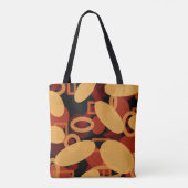 Südwestwüste Landschaftsfarben Abstrakte Kunst Tasche (Rückseite)