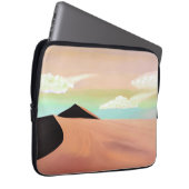 Südwestwüste mit Dünen Minimalistischer Kunst Laptopschutzhülle (Vorne Rechts)
