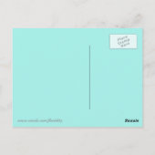 Südwestwüste mit Minimalistischer Kunst Postkarte (Rückseite)