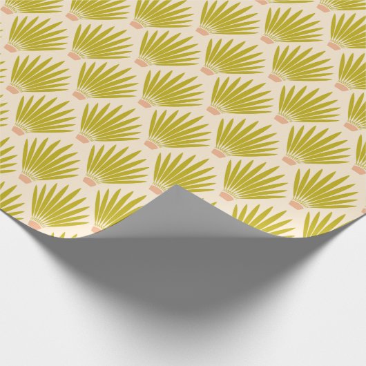 Südwestwüste Palm Blätter Yucca Pflanze Geschenkpapier (Ecke)