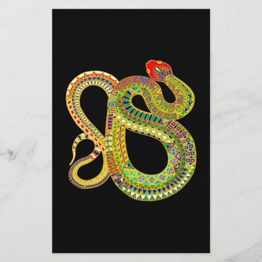 Südwestwüste Rattler Briefpapier (Vorderseite)