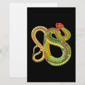 Südwestwüste Rattler Briefpapier (Vorne/Hinten)