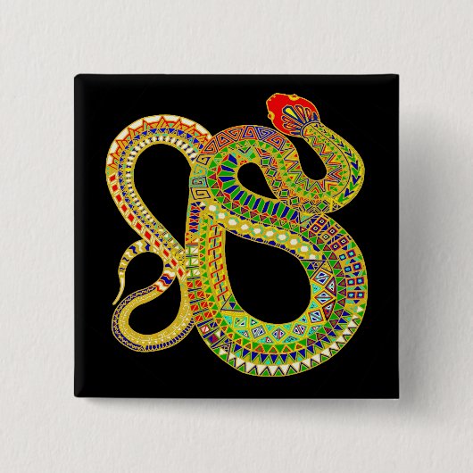 Südwestwüste Rattler Button (Vorderseite)