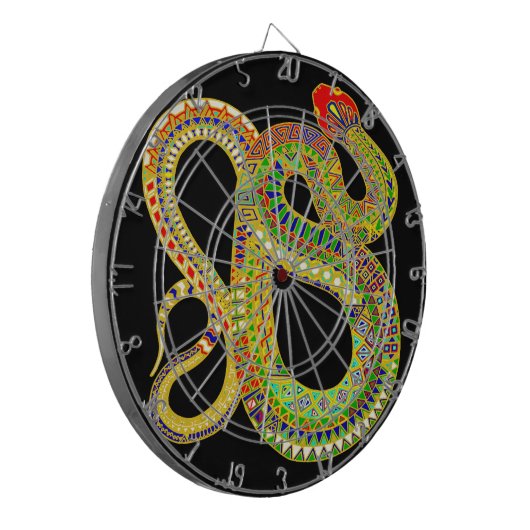 Südwestwüste Rattler Dartscheibe (Vorderseite Links)