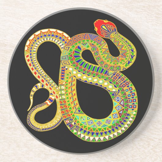 Südwestwüste Rattler Getränkeuntersetzer (Vorne)