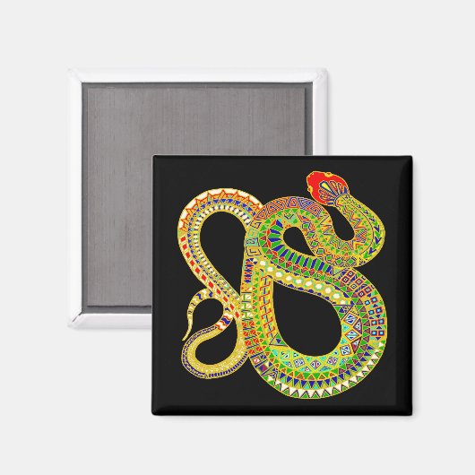 Südwestwüste Rattler Magnet (Vorderseite/Rückseite)