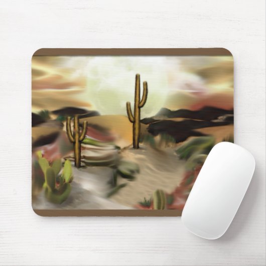 Südwestwüste Sunrise Mousepad (Mit Mouse)