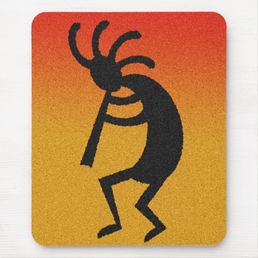 Südwestwüste Sunset Kokopelli Mousepad (Vorne)