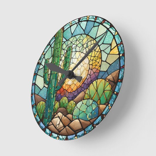 Südwestwüste Wüstenuhr, 8" Rundbündel Runde Wanduhr (Winkel)