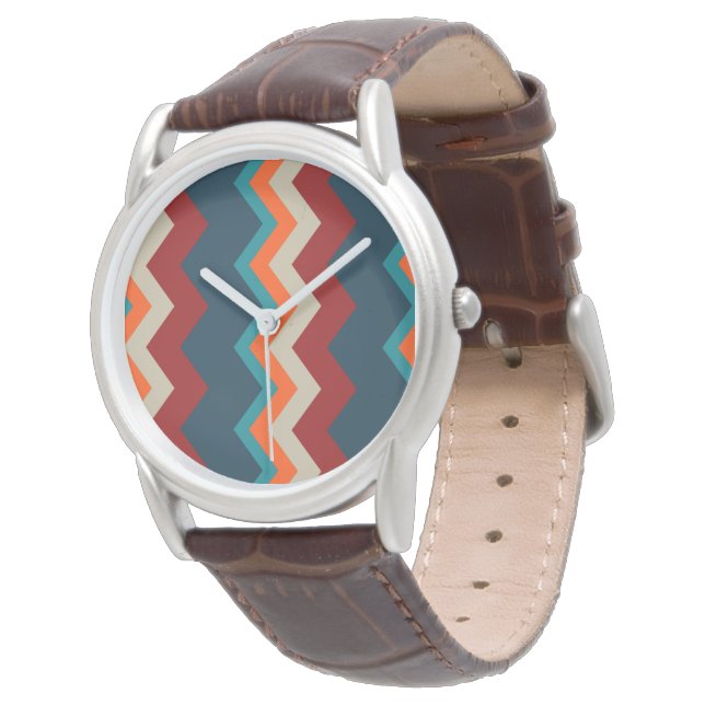 SüdwestZickzack Armbanduhr (Schrägansicht)