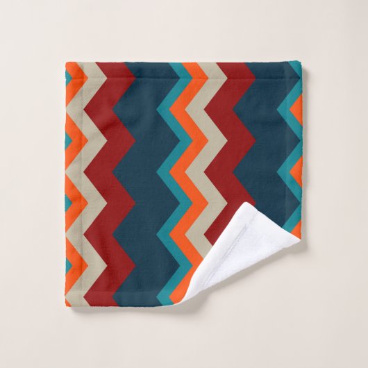 SüdwestZickzack Badhandtuch Set (Waschlappen)