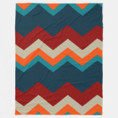 SüdwestZickzack Fleecedecke (Vorderseite)