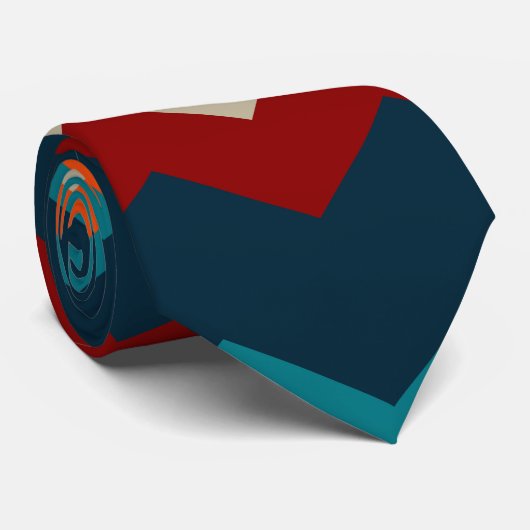 SüdwestZickzack Krawatte (Gerollt)