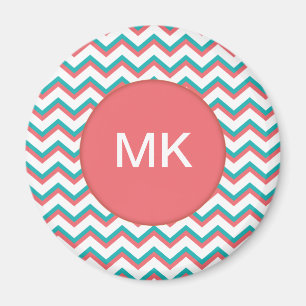 SüdwestZickzack Muster Magnet