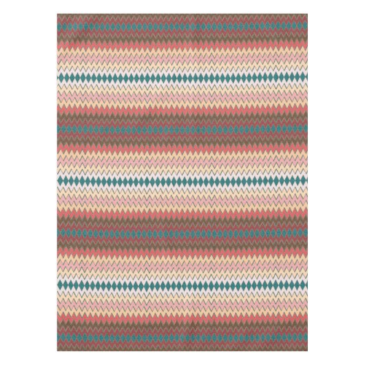 SüdwestZickzack Zickzack-Baumwolltischdecke Tischdecke (Vorderseite)