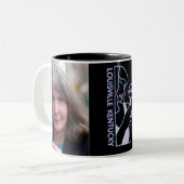 Sue_Grafton_0001, Sue_Grafton_Black, U, ist für,… Zweifarbige Tasse (Vorderseite Links)